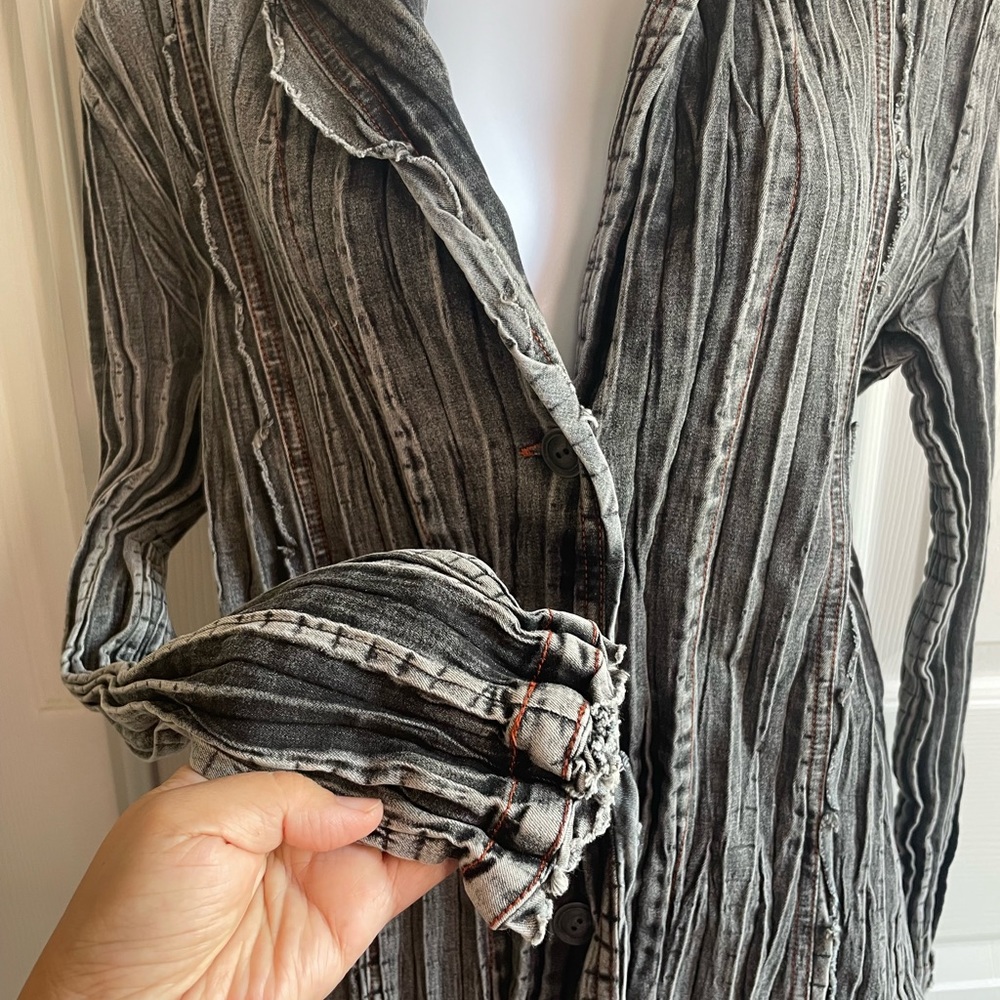 Gray Denim Jacket - image 2